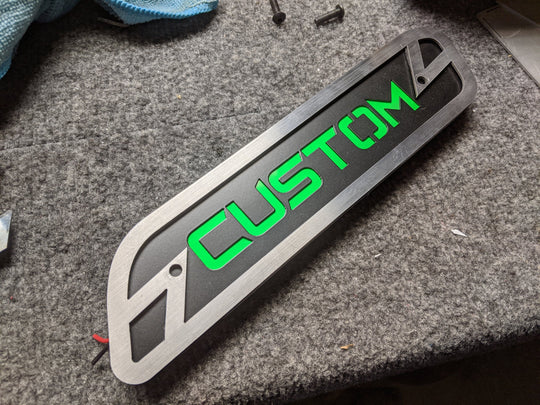 Custom Text Non-LED Hood Emblem Replacements - Fits 2019+ Ram® 5th Gen 1500