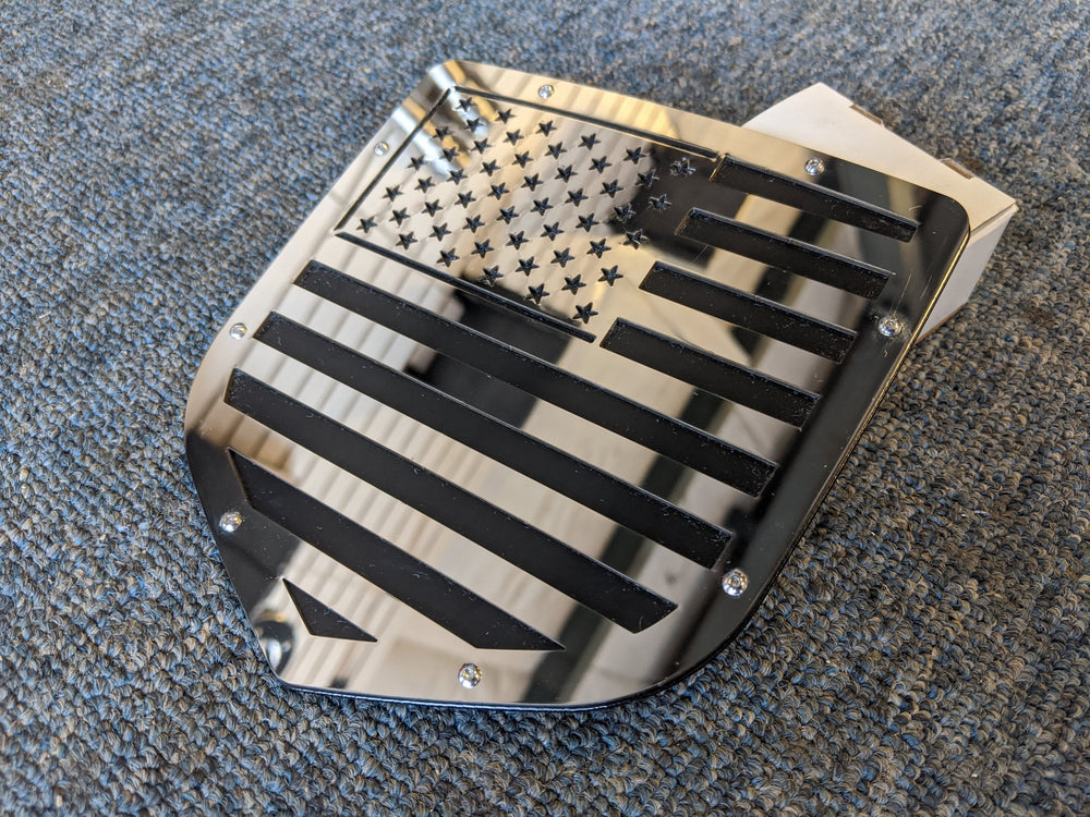 Ready to Ship - Polished American Flag - Fits 2009-2018 Ram®