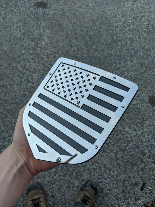 Ready to Ship - Polished American Flag - Fits 2009-2018 Ram®