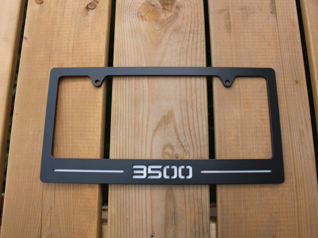 3500 License Plate Border