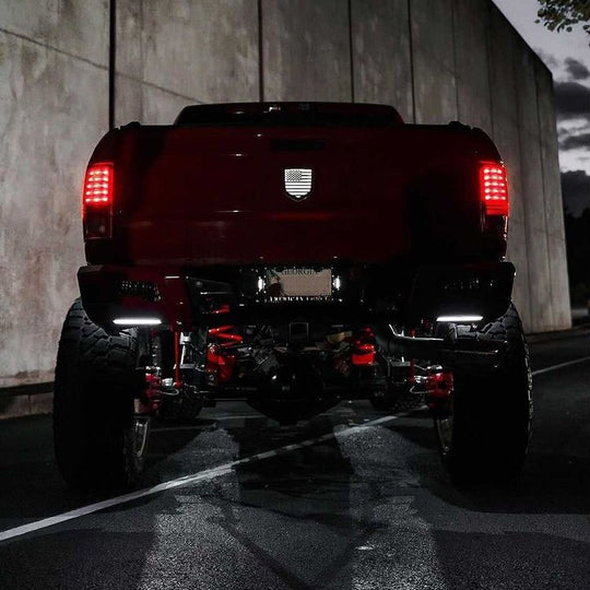 Illuminated American Flag Tailgate Emblem