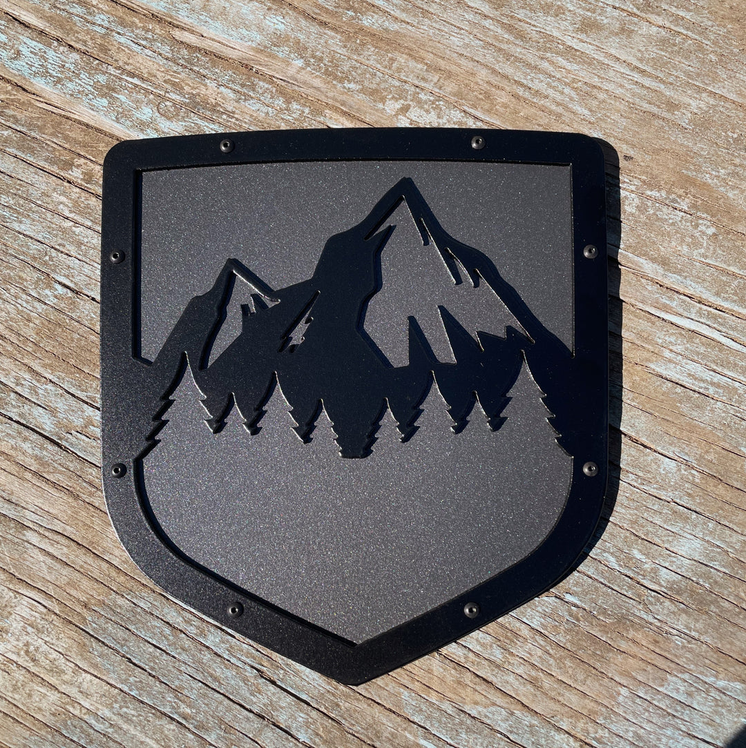 Mountains Shield Emblem - RAM® Trucks, Grille and Tailgate - Fits Multiple Models and Years