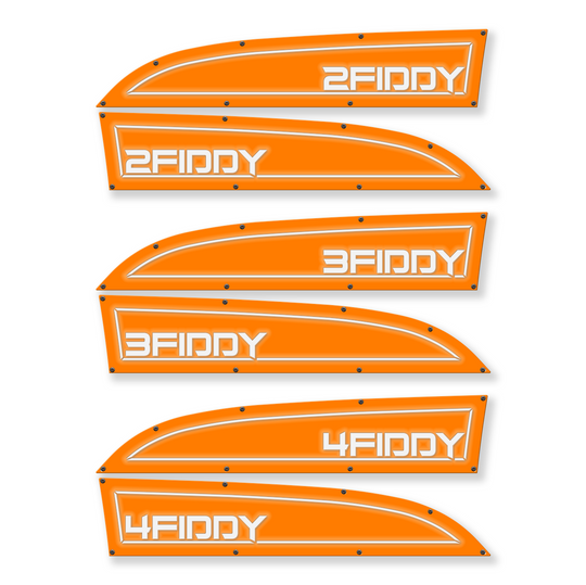 Remplacement des badges d'aile Ford® Super Duty® 2Fiddy, 3Fiddy, 4Fiddy 11-16 - Entièrement personnalisable, LED et non LED