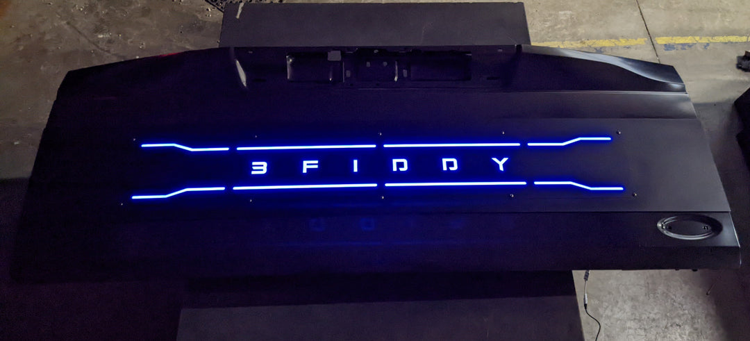 Custom Text LED Tailgate Panel - Fits 2020-2022 Super Duty®