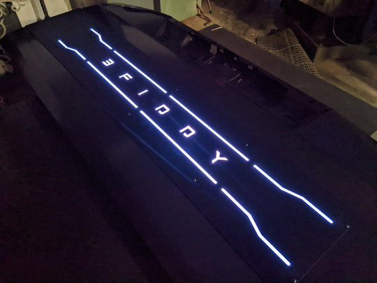 Custom Text LED Tailgate Panel - Fits 2020-2022 Super Duty®