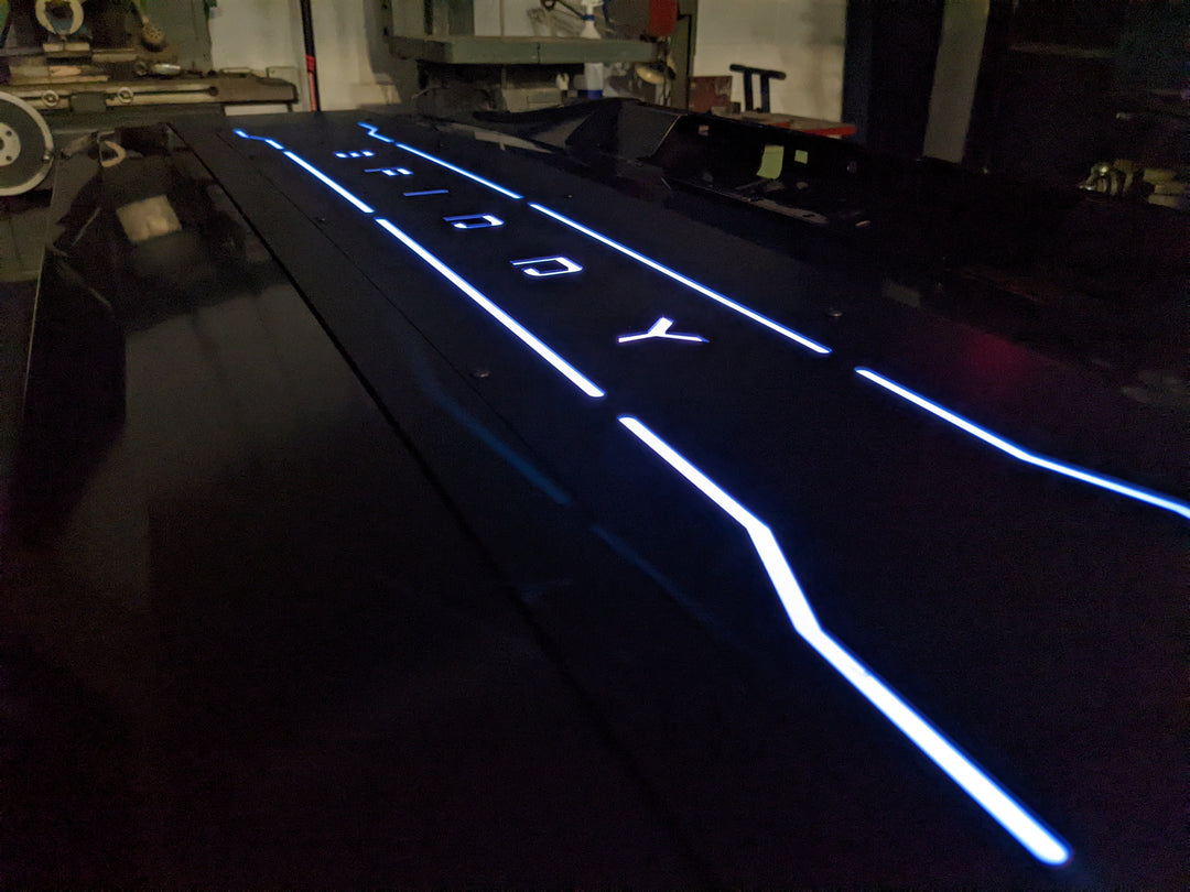 Custom Text LED Tailgate Panel - Fits 2020-2022 Super Duty®