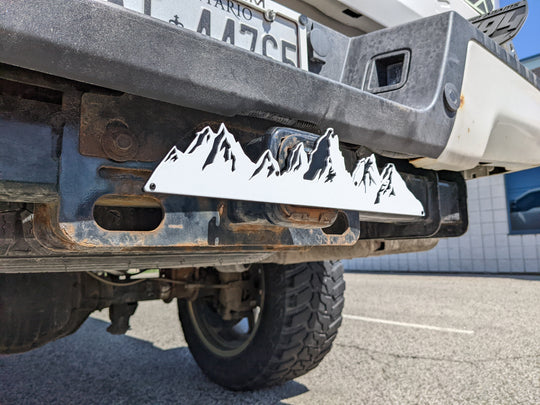 Mountain Landscape Hitch Cover - Fully Customizable