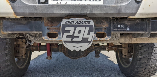 Motocross Racing Plate Hitch Cover - Fully Customizable