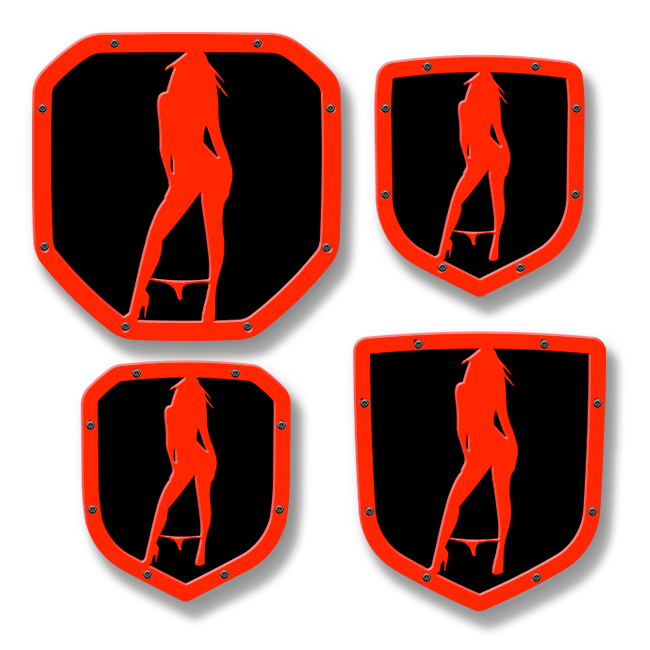 Panty Dropper Shield Emblem - RAM® Trucks, Grille or Tailgate - Fits Multiple Models and Years