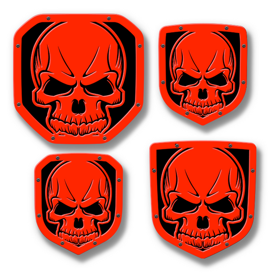 Skull Shield Emblem - RAM® Trucks, Grille or Tailgate - Fits Multiple Models and Years