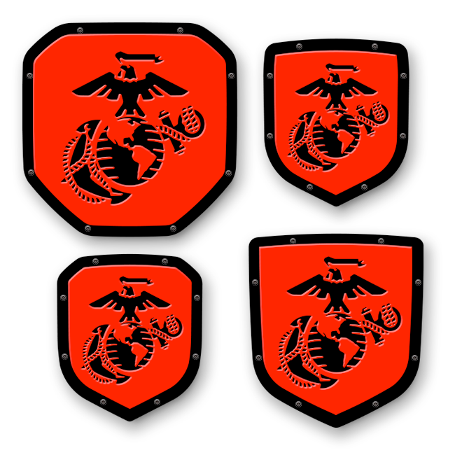 Marine Corps Shield Emblem - RAM® Trucks, Grille and Tailgate - Fits Multiple Models and Years