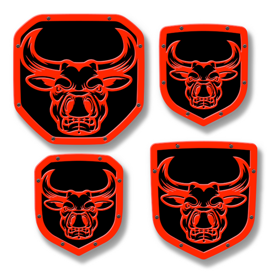 Bull Shield Emblem - RAM® Trucks, Grille and Tailgate - Fits Multiple Models and Years