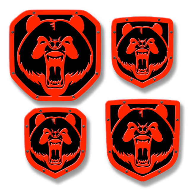 Panda Shield Emblem - RAM® Trucks, Grille and Tailgate - Fits Multiple Models and Years