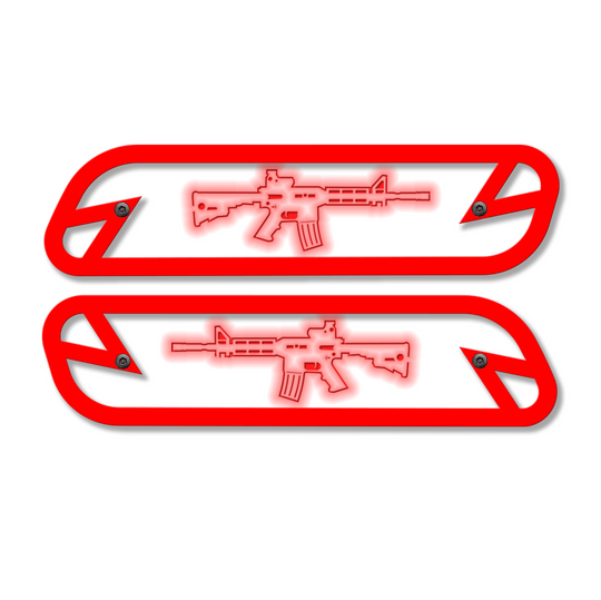 AR15 Hood Emblem Replacements - Fits 2019-2023 Ram® 2500, 3500, 4500 - Fully Customizable, LED or Non-LED