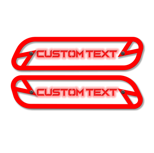 Custom Text Hood Emblem Replacements - Fits 2019-2023 Ram® 2500, 3500, 4500 - Fully Customizable, LED or Non-LED