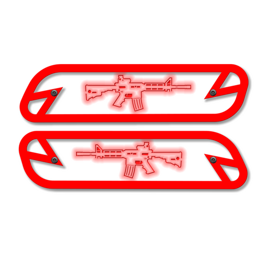 AR15 Hood Emblem Replacements - Fits 2019-2023 Ram® 2500, 3500, 4500 - Fully Customizable, LED or Non-LED