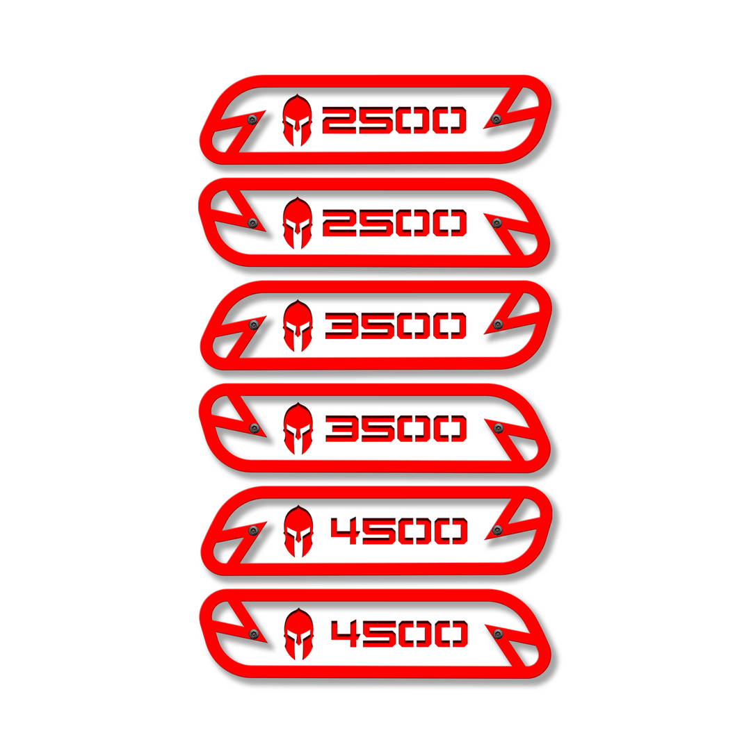 Spartan 2500/3500/4500 Hood Emblem Replacements - Fits 2019-2025 Ram® 2500, 3500, 4500 - Fully Customizable, LED or Non-LED