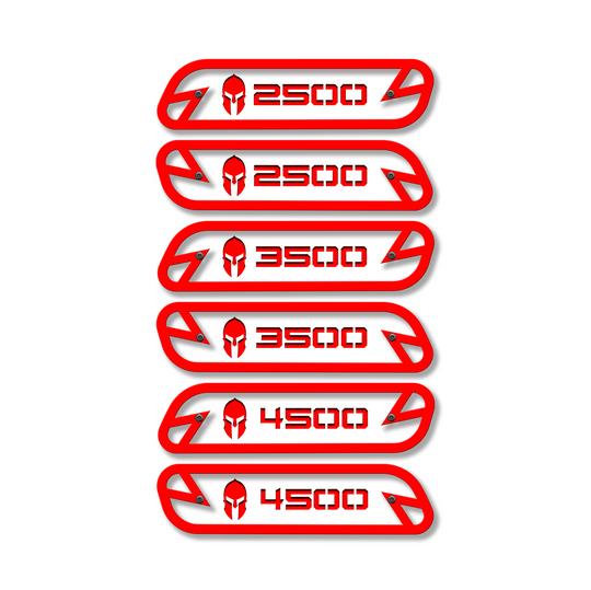 Spartan 2500/3500/4500 Hood Emblem Replacements - Fits 2019-2025 Ram® 2500, 3500, 4500 - Fully Customizable, LED or Non-LED