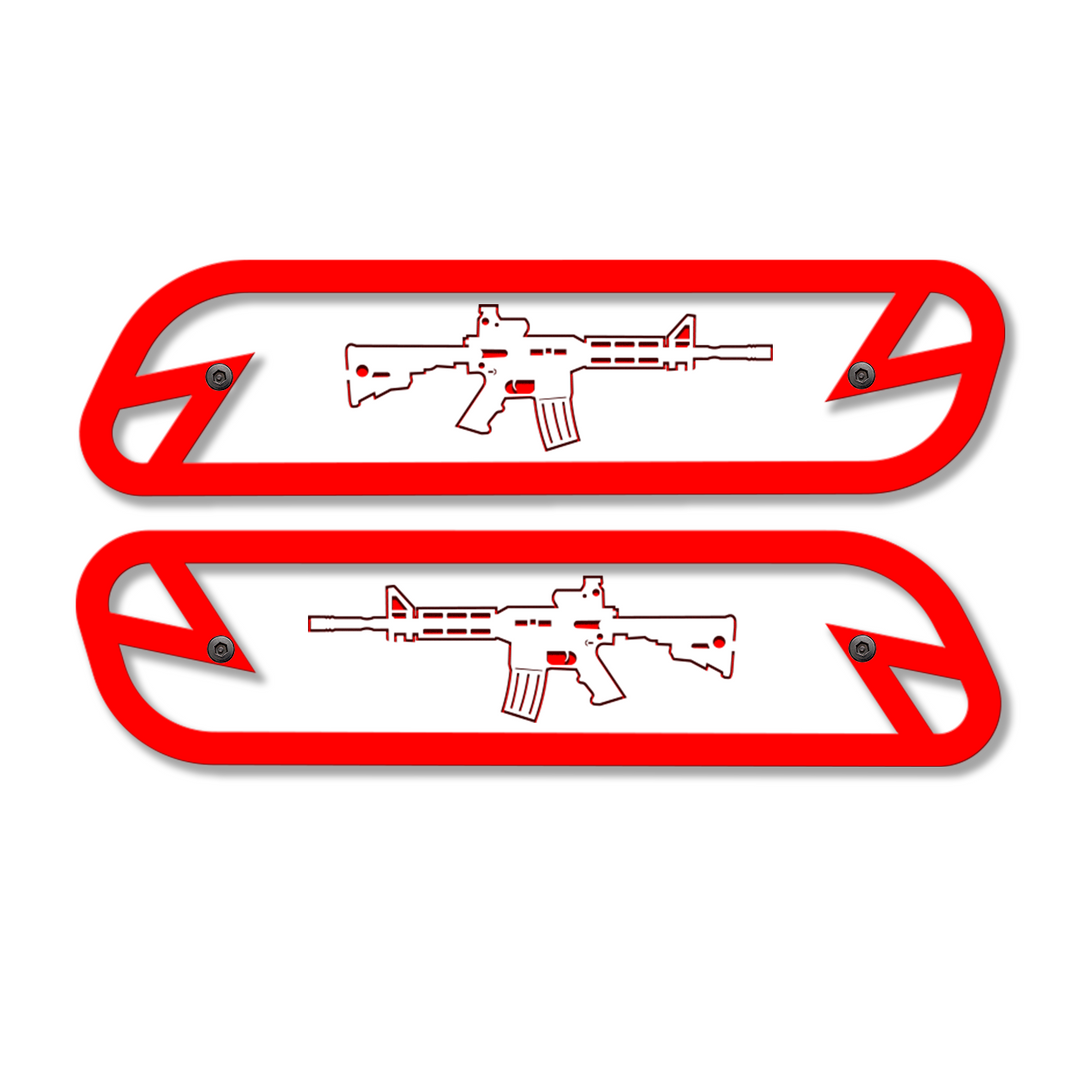 AR15 Hood Emblem Replacements - Fits 2019-2025 Ram® 2500, 3500, 4500 - Fully Customizable, LED or Non-LED