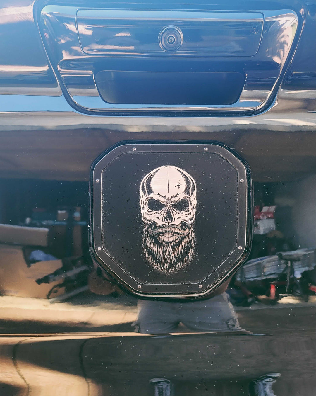 Bearded Skull Shield Emblem - RAM® Trucks, Grille or Tailgate - Fits Multiple Models and Years