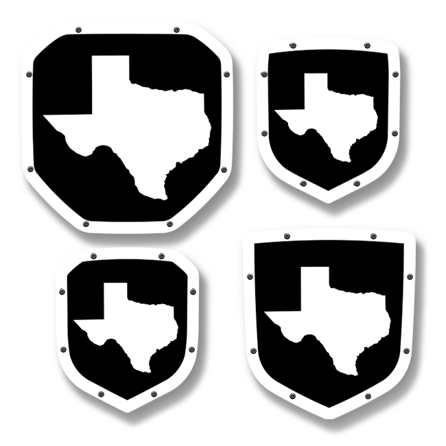 Texas Shield Emblem - RAM® Trucks, Grille or Tailgate - Fits Multiple Models and Years