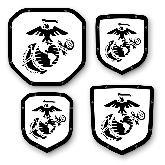 Marine Corps Shield Emblem - RAM® Trucks, Grille and Tailgate - Fits Multiple Models and Years