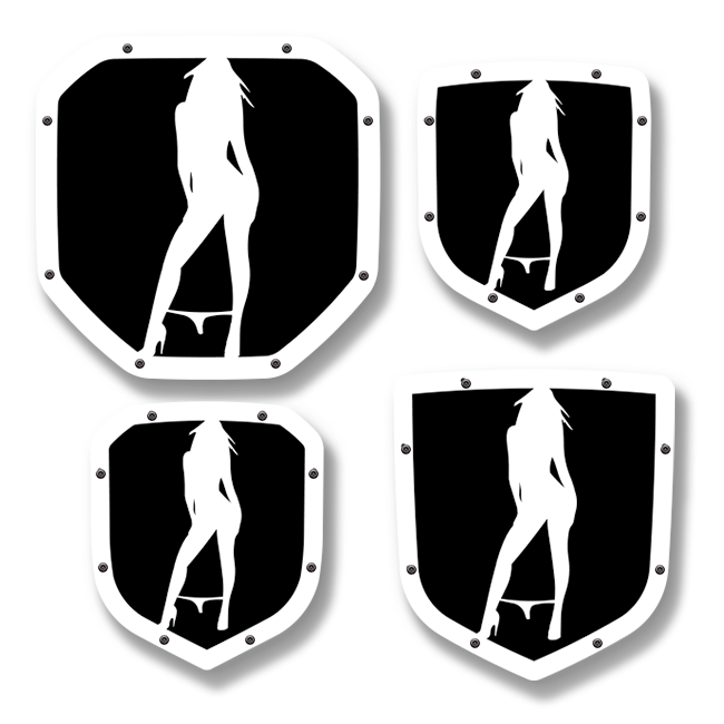 Panty Dropper Shield Emblem - RAM® Trucks, Grille or Tailgate - Fits Multiple Models and Years