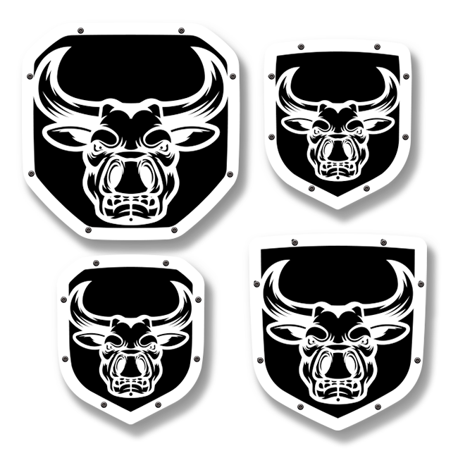 Bull Shield Emblem - RAM® Trucks, Grille and Tailgate - Fits Multiple Models and Years