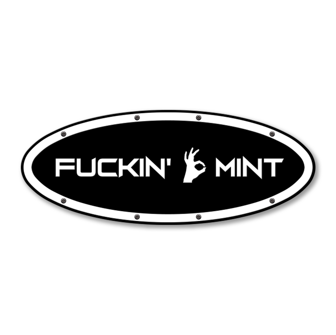 F*ckin' Mint Oval Replacement - Fits Multiple Ford® Trucks - Fully Customizable Colors