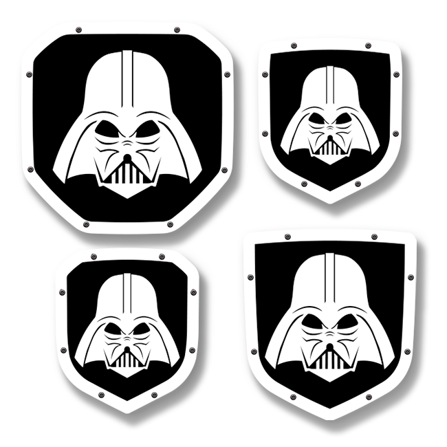 Darth Vader Shield Emblem - RAM® Trucks, Grille and Tailgate - Fits Multiple Models and Years