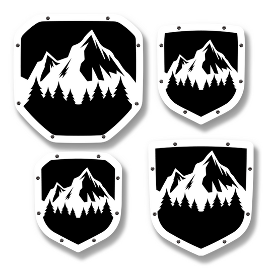 Mountains Shield Emblem - RAM® Trucks, Grille and Tailgate - Fits Multiple Models and Years