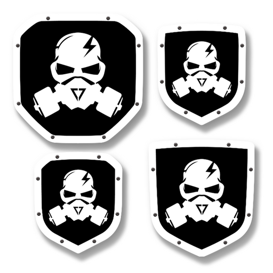 Gas Mask Shield Emblem - RAM® Trucks, Grille or Tailgate - Fits Multiple Models and Years