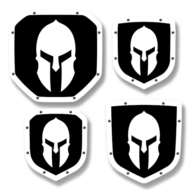 Spartan Shield Emblem - RAM® Trucks, Grille or Tailgate - Fits Multiple Models and Years