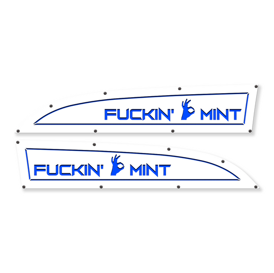 F*ckin' Mint 11-16 Ford® Super Duty® Fender Badge Replacements - Fully Customizable, LED and Non-LED