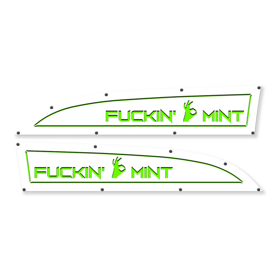 F*ckin' Mint 11-16 Ford® Super Duty® Fender Badge Replacements - Fully Customizable, LED and Non-LED