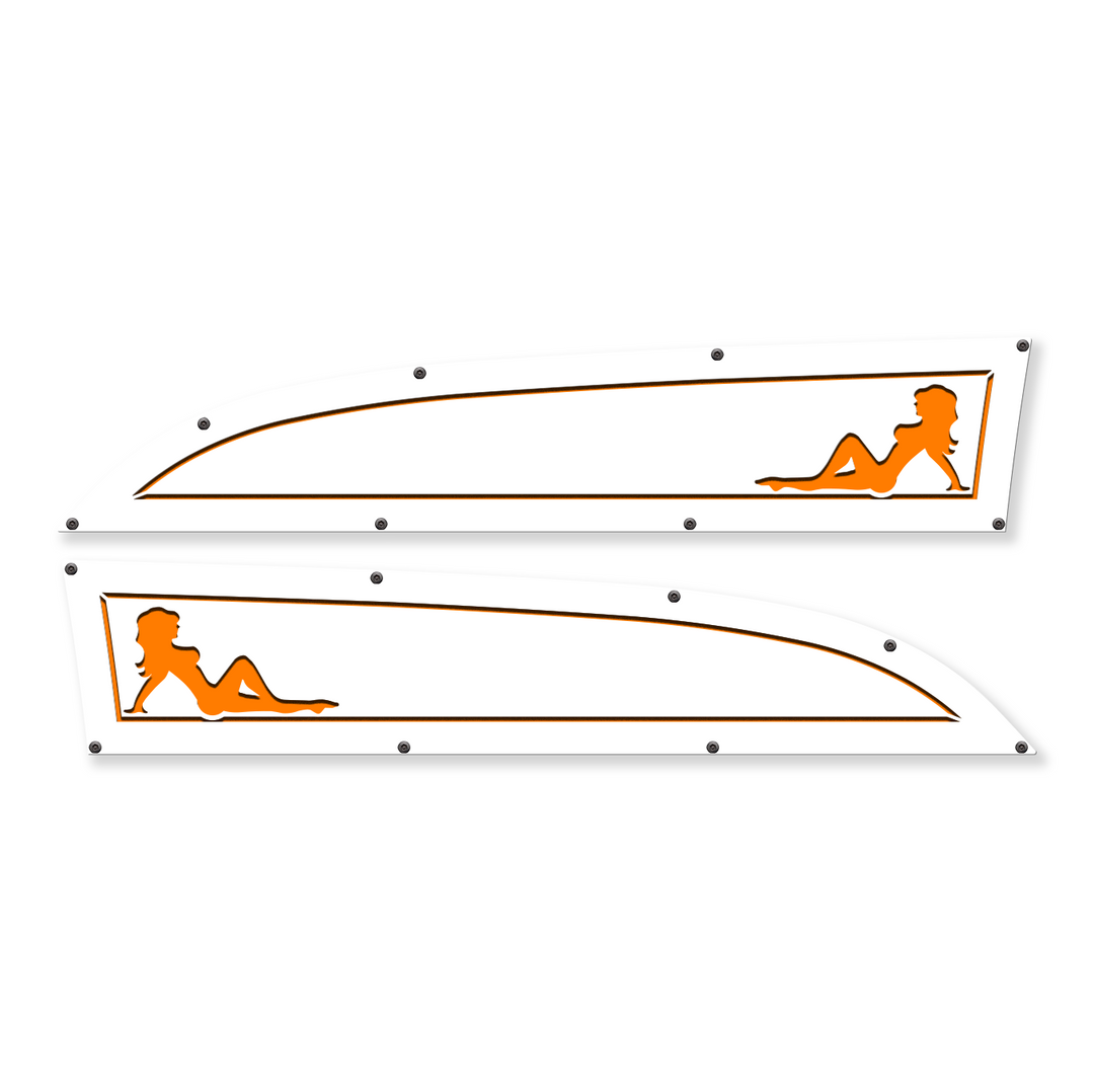 Remplacement des badges d'aile Ford® Super Duty® modèles 11-16 - Entièrement personnalisables, LED et non LED