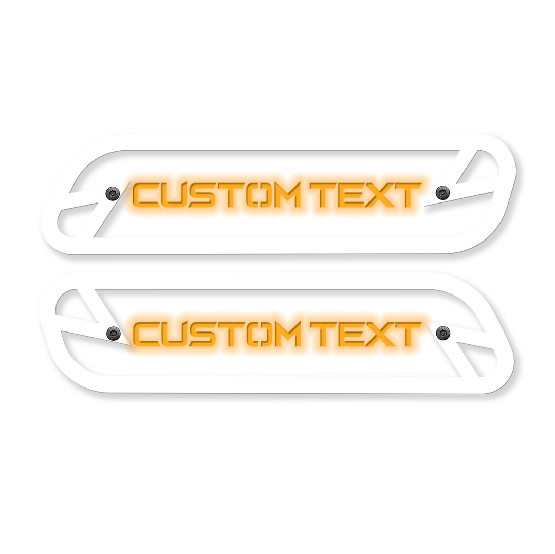 Custom Text Hood Emblem Replacements - Fits 2019-2023 Ram® 2500, 3500, 4500 - Fully Customizable, LED or Non-LED