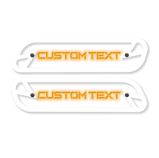 Custom Text Hood Emblem Replacements - Fits 2019-2023 Ram® 2500, 3500, 4500 - Fully Customizable, LED or Non-LED