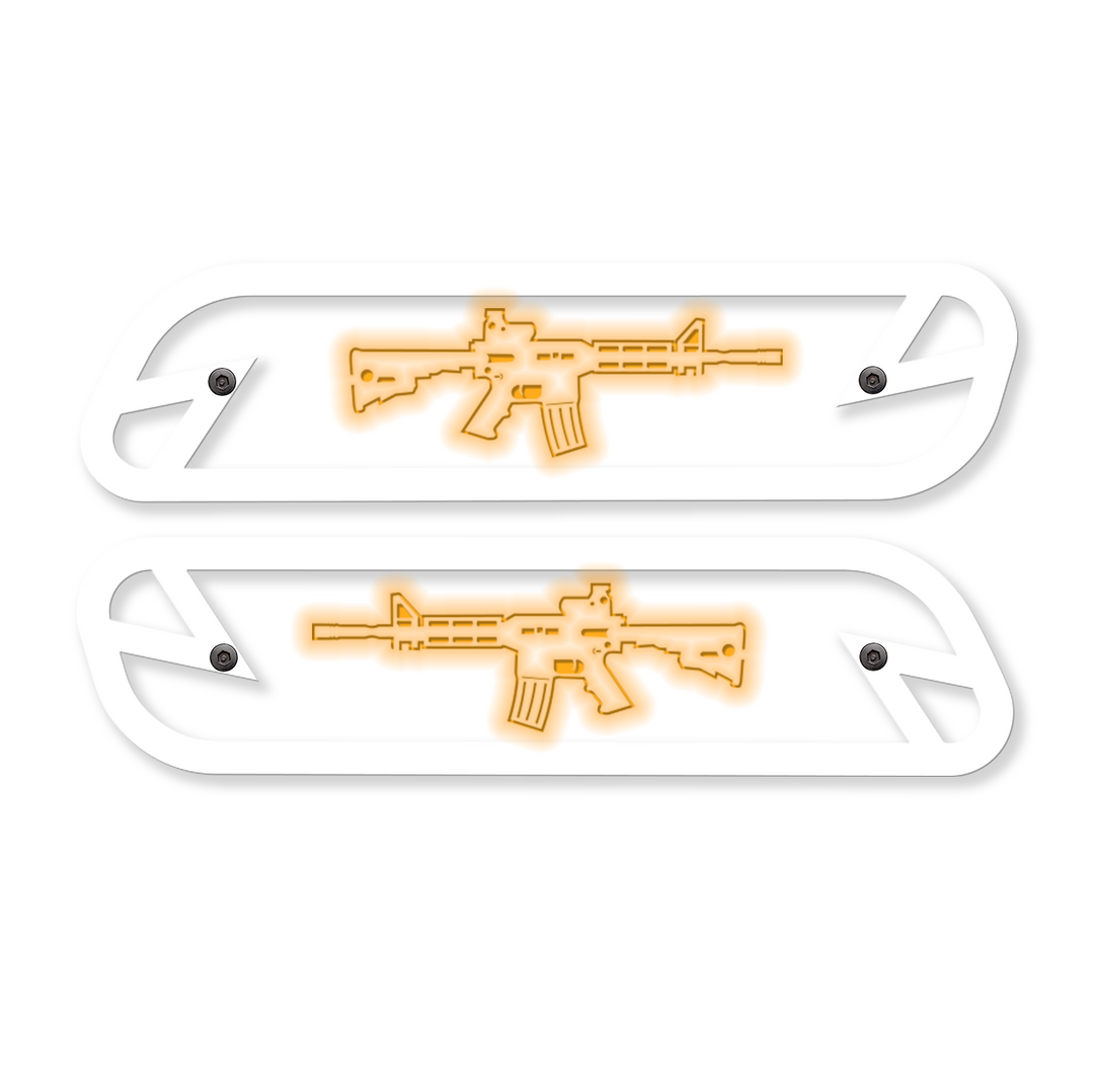 AR15 Hood Emblem Replacements - Fits 2019-2025 Ram® 2500, 3500, 4500 - Fully Customizable, LED or Non-LED