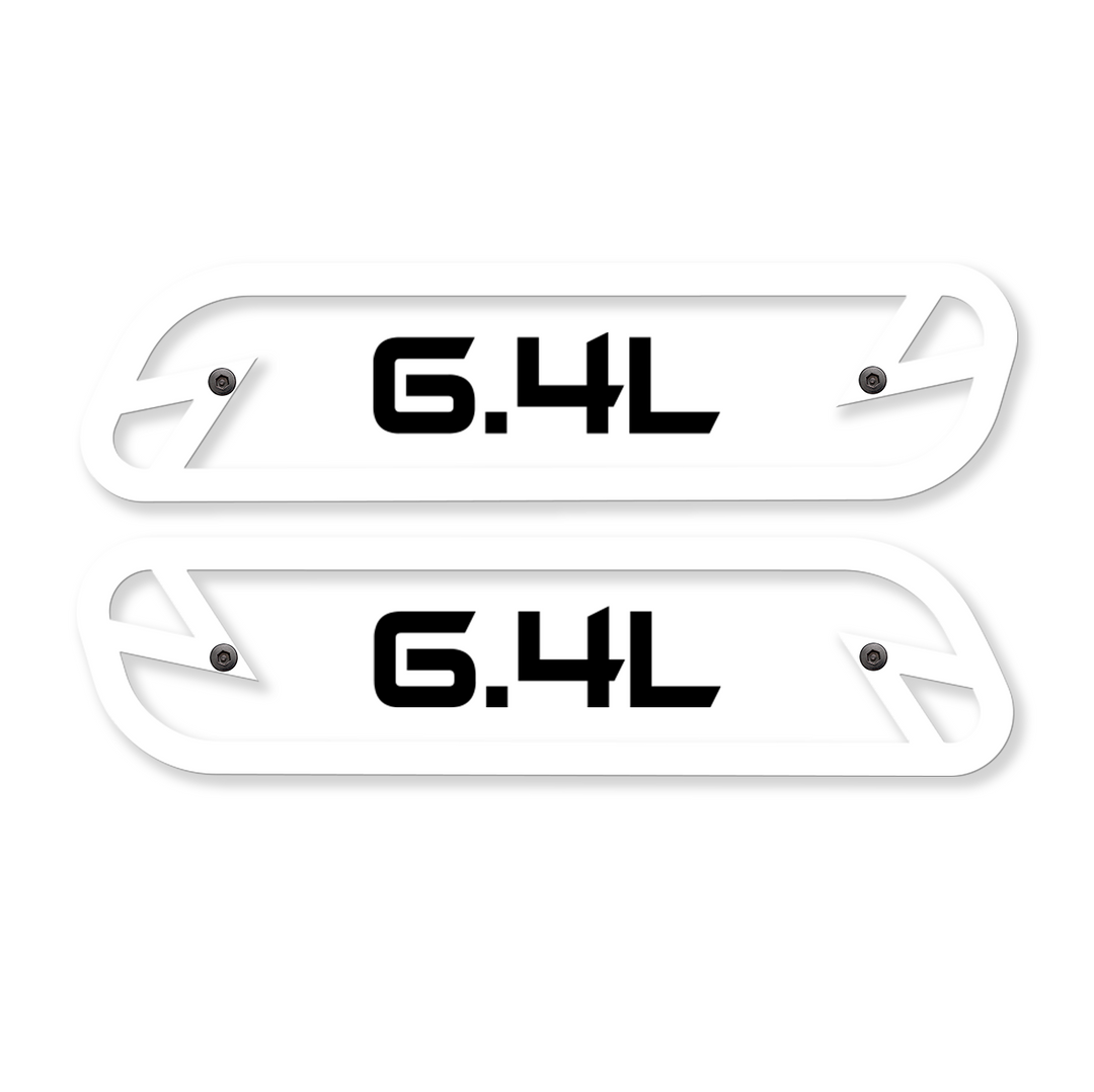 6.4L Hood Emblem Replacements - Fits 2019-2023 Ram® 2500, 3500, 4500 - Fully Customizable, LED or Non-LED