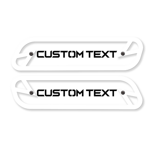 Custom Text Hood Emblem Replacements - Fits 2019-2023 Ram® 2500, 3500, 4500 - Fully Customizable, LED or Non-LED