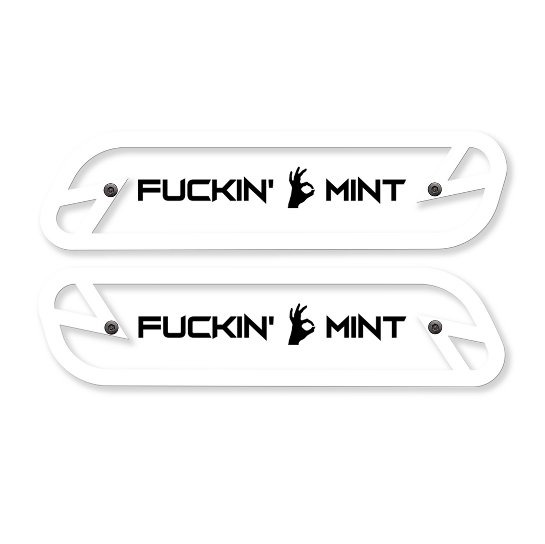 F*ckin' Mint Hood Emblem Replacements - Fits 2019-2025 Ram® 2500, 3500, 4500 - Fully Customizable, LED or Non-LED