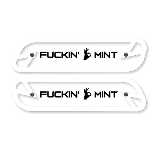 F*ckin' Mint Hood Emblem Replacements - Fits 2019-2025 Ram® 2500, 3500, 4500 - Fully Customizable, LED or Non-LED