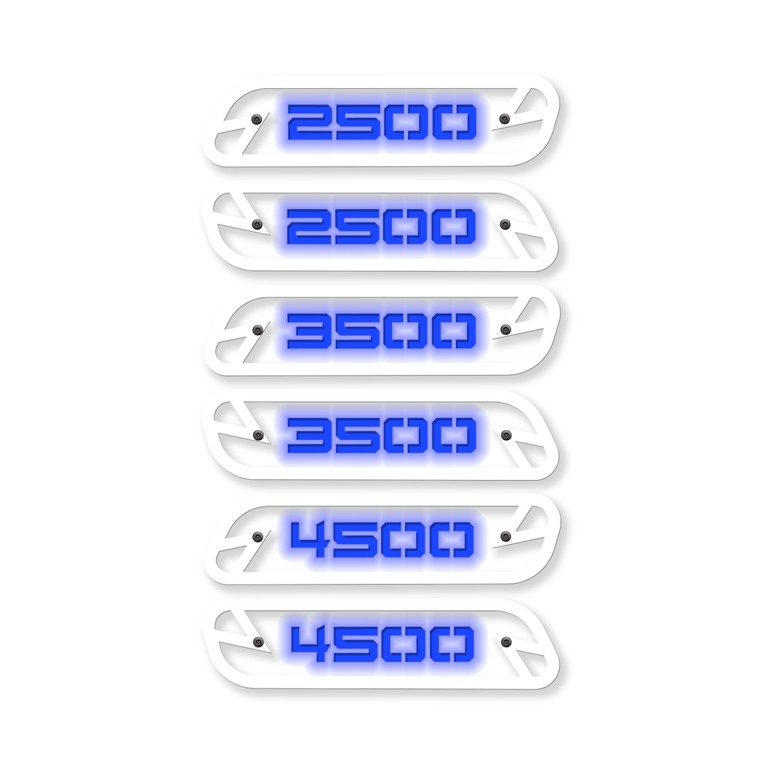 2500, 3500 or 4500 Hood Emblem Replacements - Fits 2019-2025 Ram® 2500, 3500, 4500 - Fully Customizable, LED or Non-LED