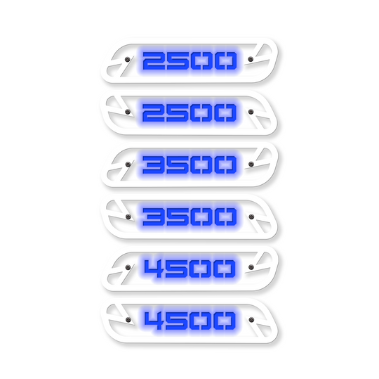 2500, 3500 or 4500 Hood Emblem Replacements - Fits 2019-2025 Ram® 2500, 3500, 4500 - Fully Customizable, LED or Non-LED