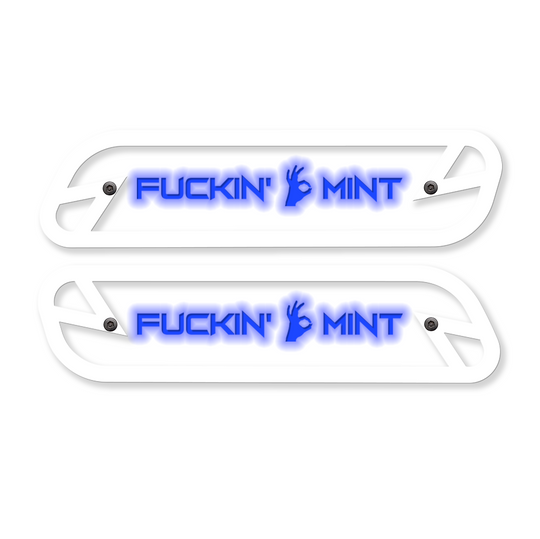 F*ckin' Mint Hood Emblem Replacements - Fits 2019-2023 Ram® 2500, 3500, 4500 - Fully Customizable, LED or Non-LED