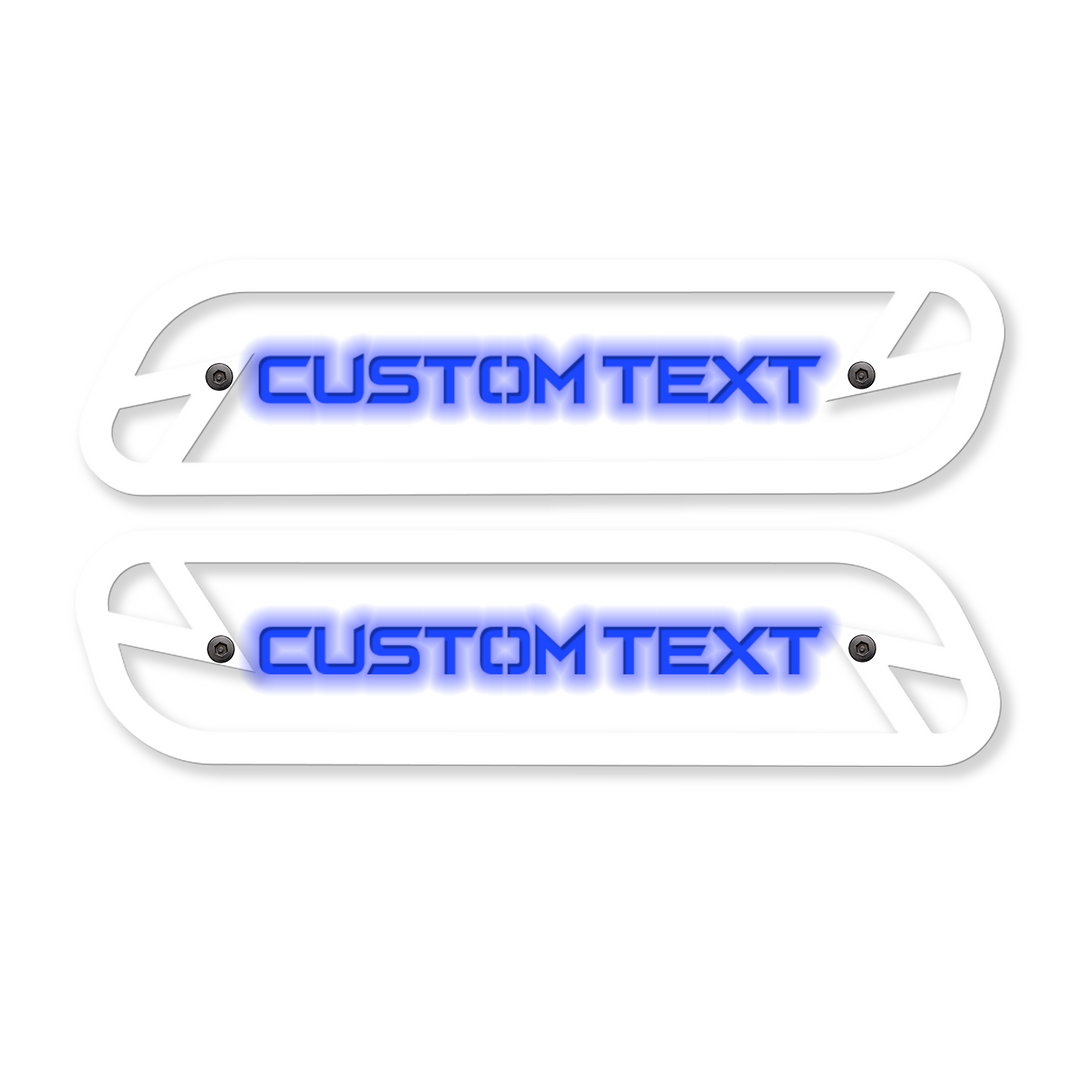 Custom Text Hood Emblem Replacements - Fits 2019-2023 Ram® 2500, 3500, 4500 - Fully Customizable, LED or Non-LED