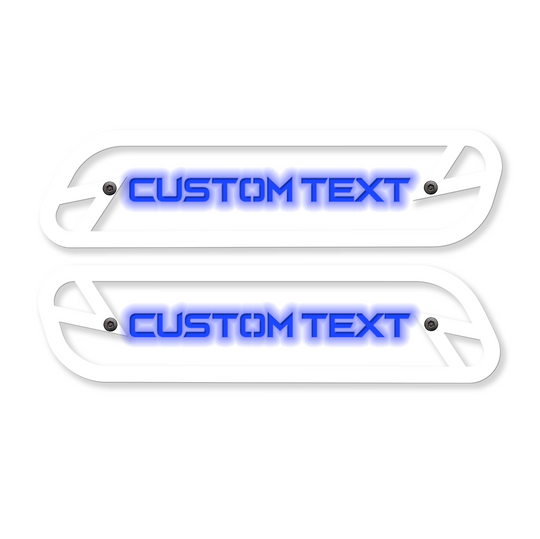 Custom Text Hood Emblem Replacements - Fits 2019-2023 Ram® 2500, 3500, 4500 - Fully Customizable, LED or Non-LED