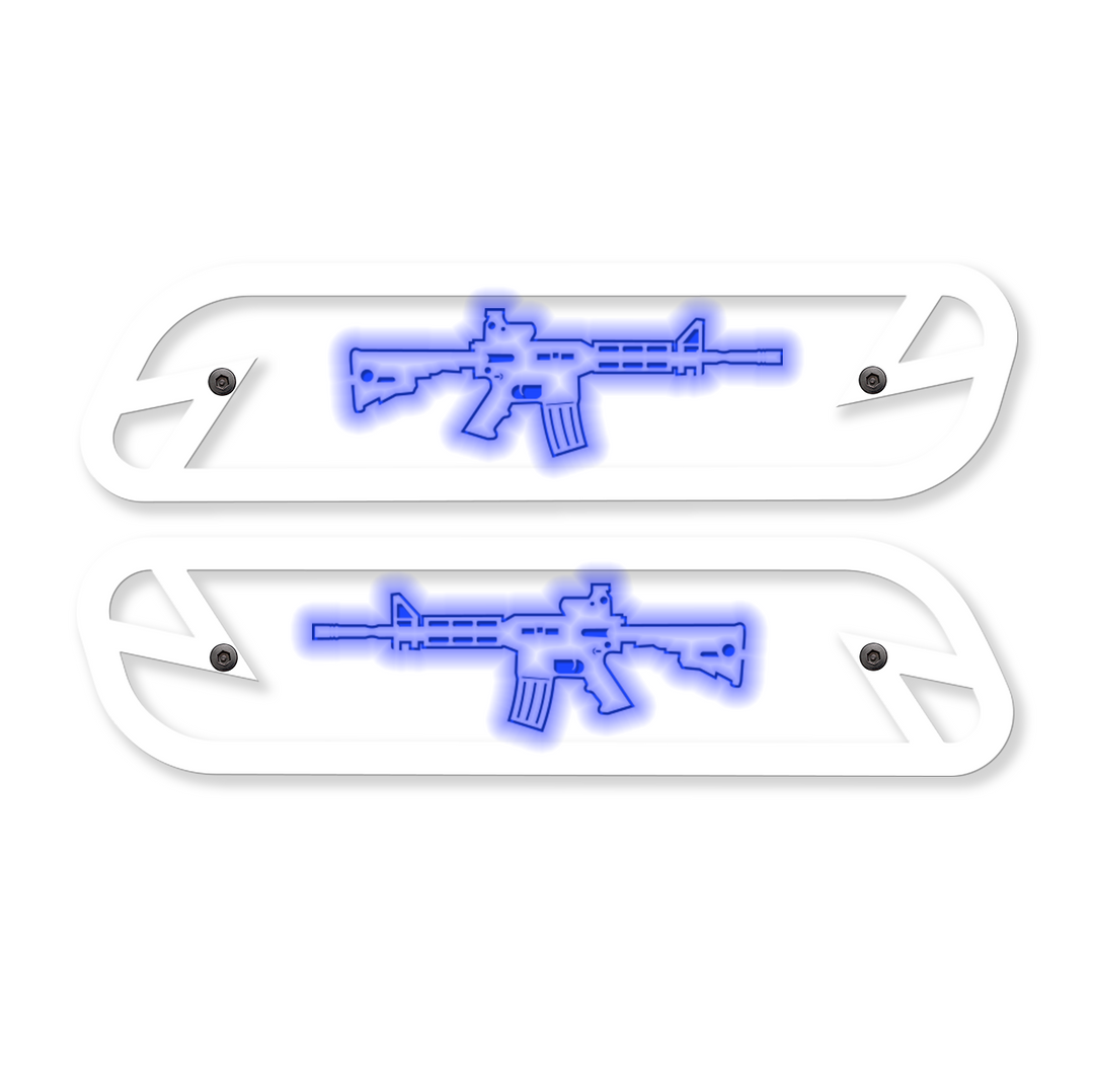 AR15 Hood Emblem Replacements - Fits 2019-2025 Ram® 2500, 3500, 4500 - Fully Customizable, LED or Non-LED