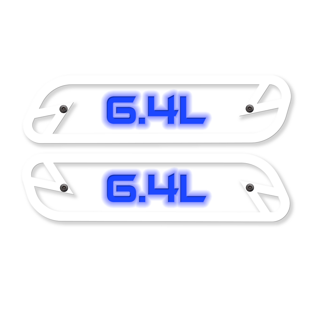 6.4L Hood Emblem Replacements - Fits 2019-2023 Ram® 2500, 3500, 4500 - Fully Customizable, LED or Non-LED